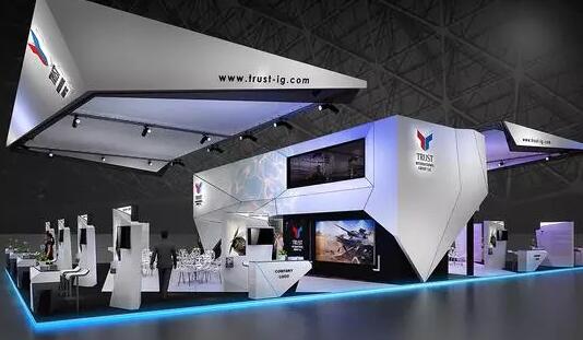 湖北荊州消防救生器材公司展館展廳設(shè)計案例